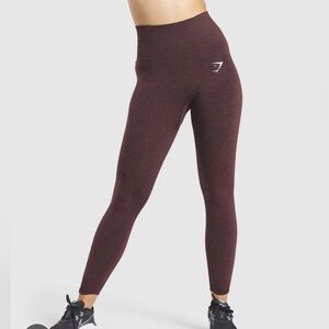 Gymshark Vital Seamless Leggings- Brown Marl
